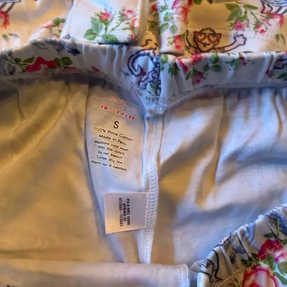 LoveShackFancy Floral Pajama Set - White and Pink - Picture 5 of 5
